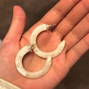 Banana Republic hoop earrings